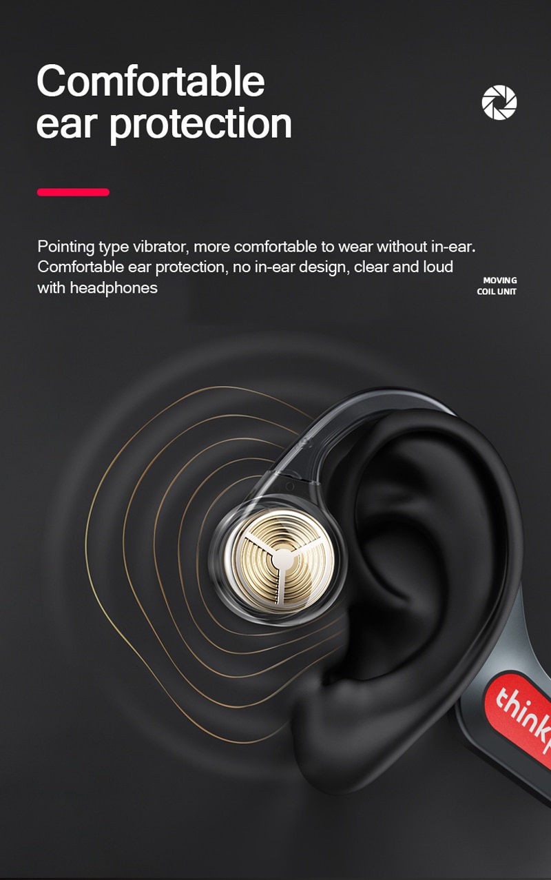 Lenovo-auriculares inalámbricos X3 Pro con Bluetooth, dispositivo de audio TWS, conducción, ciclismo, deportes, correr