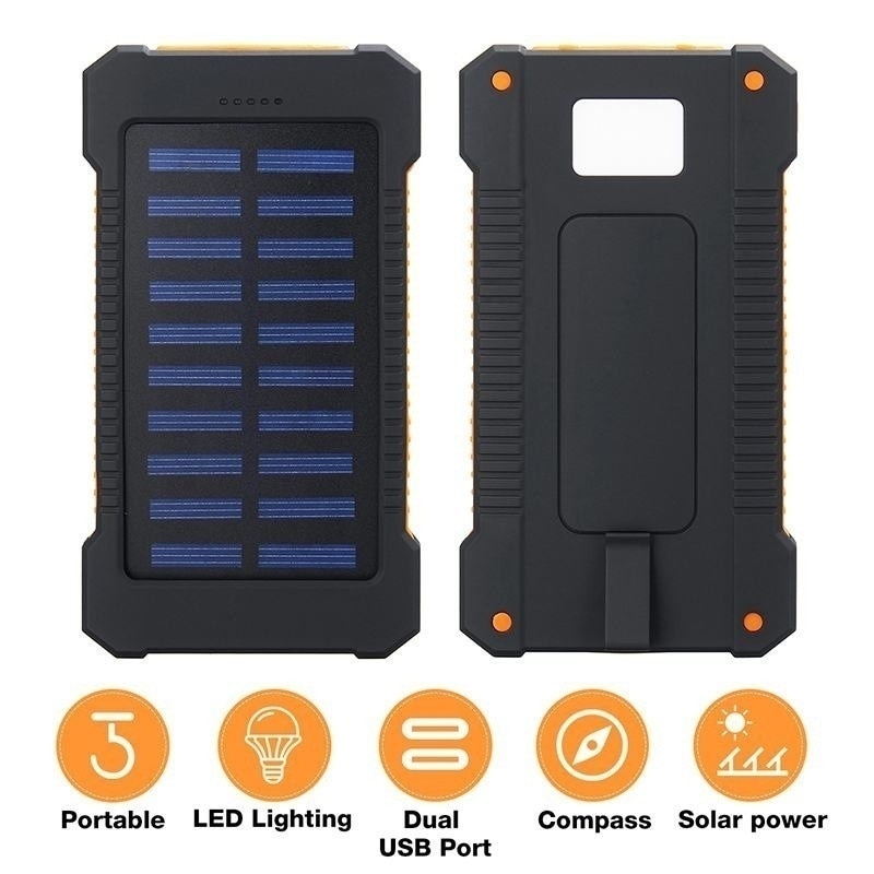 Banco de energía Solar de 80000mAh, cargador de teléfono móvil portátil de gran capacidad, LED, Banco de energía de viaje al aire libre para Xiaomi, Samsung y IPhone
