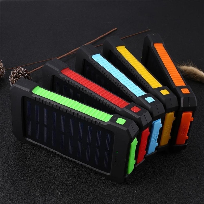 Banco de energía Solar de 80000mAh, cargador de teléfono móvil portátil de gran capacidad, LED, Banco de energía de viaje al aire libre para Xiaomi, Samsung y IPhone