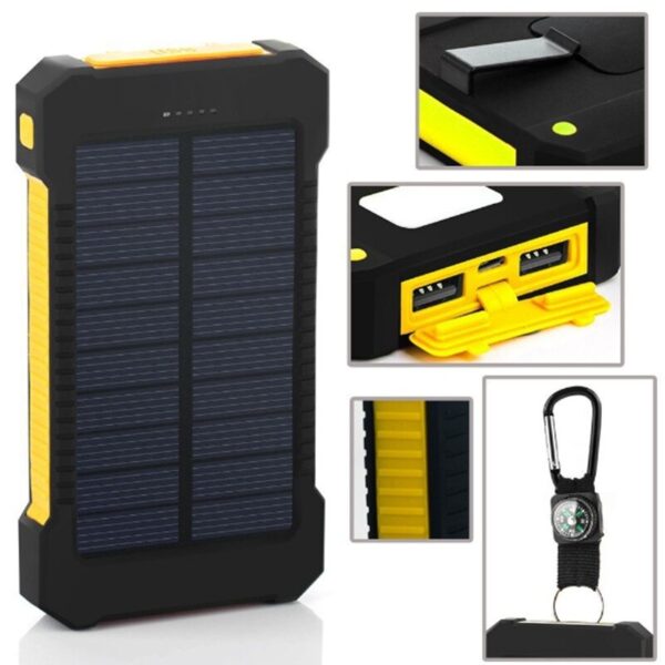 Banco de energía Solar de 80000mAh, cargador de teléfono móvil portátil de gran capacidad, LED, Banco de energía de viaje al aire libre para Xiaomi, Samsung y IPhone - Imagen 5