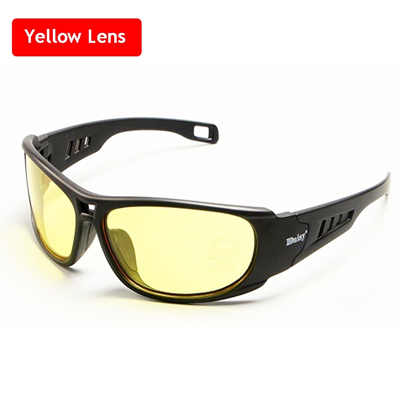 Daisy C6-gafas tácticas para exteriores, gafas de sol militares para montar en bicicleta, a prueba de viento y polvo, polarizadas