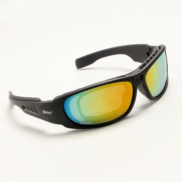 Daisy C6-gafas tácticas para exteriores, gafas de sol militares para montar en bicicleta, a prueba de viento y polvo, polarizadas - Imagen 3