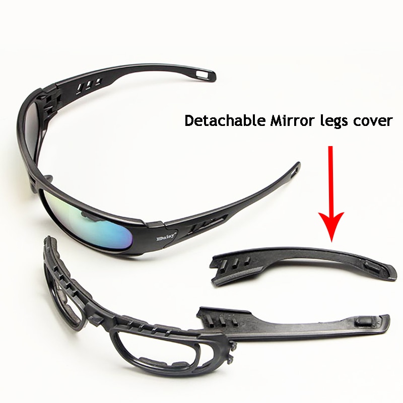 Daisy C6-gafas tácticas para exteriores, gafas de sol militares para montar en bicicleta, a prueba de viento y polvo, polarizadas