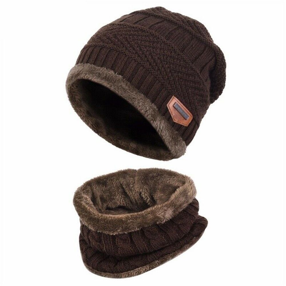 Gorro de punto de lana suave y cálido para niños, pasamontañas para el cuello, bufanda, gorro Gorro de punto de lana suave y cálido para niños, pasamontañas para el cuello, bufanda, gorro