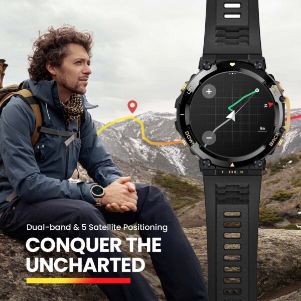 Reloj inteligente amazfit t-rex 2, con gps, 24 días de vida útil, batería 150 + Deportes integrados - Imagen 6