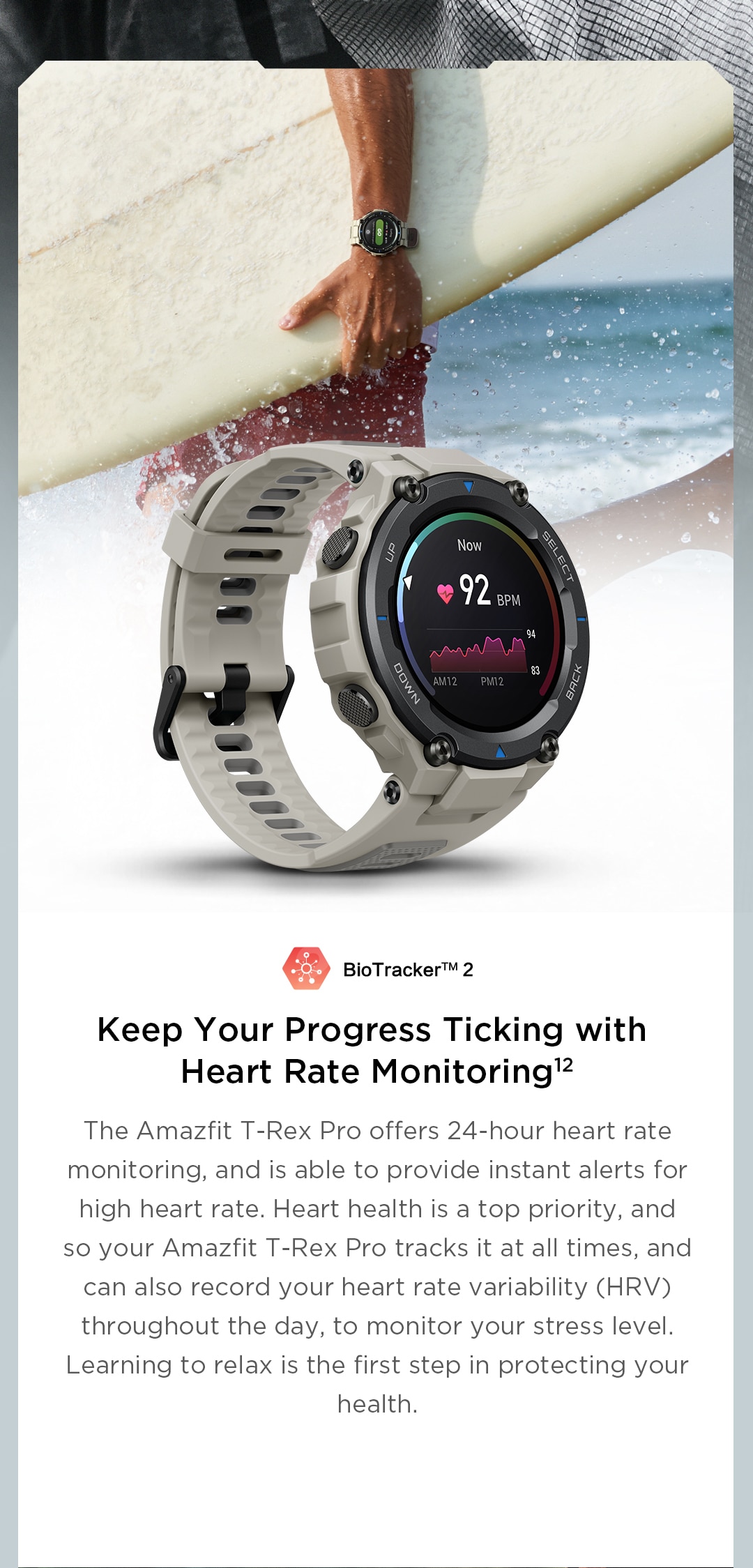 Amazfit-reloj inteligente t-rex Pro para hombre, dispositivo resistente al agua con GPS, Batería de 18 días de duración, Android e iOS, versión Global