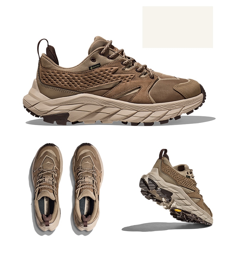 HOKA Anacapa-Zapatillas bajas GTX para hombre, zapatos de Trekking al aire libre, para maratón, Trail Running, antideslizantes, impermeables, para senderismo