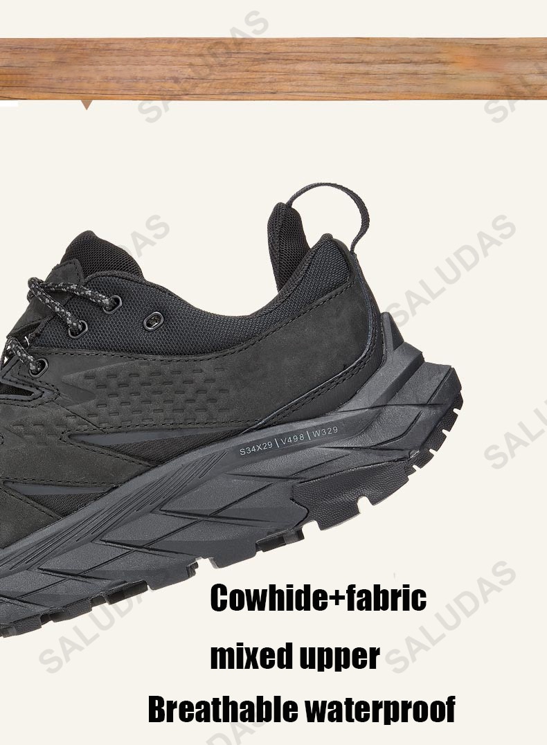 HOKA Anacapa-Zapatillas bajas GTX para hombre, zapatos de Trekking al aire libre, para maratón, Trail Running, antideslizantes, impermeables, para senderismo