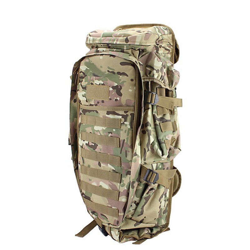 Mochila táctica militar de 70L, bolsa de Rifle Airsoft, impermeable, para viajes al aire libre, Trekking, escalada, Camping, mochila de asalto