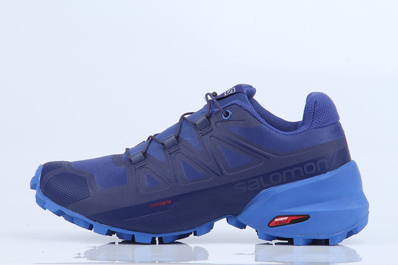 Zapatillas deportivas originales Speed Cross 5 para hombre, zapatos de escalada para deportes al aire libre, salomon, 40-46, color azul
