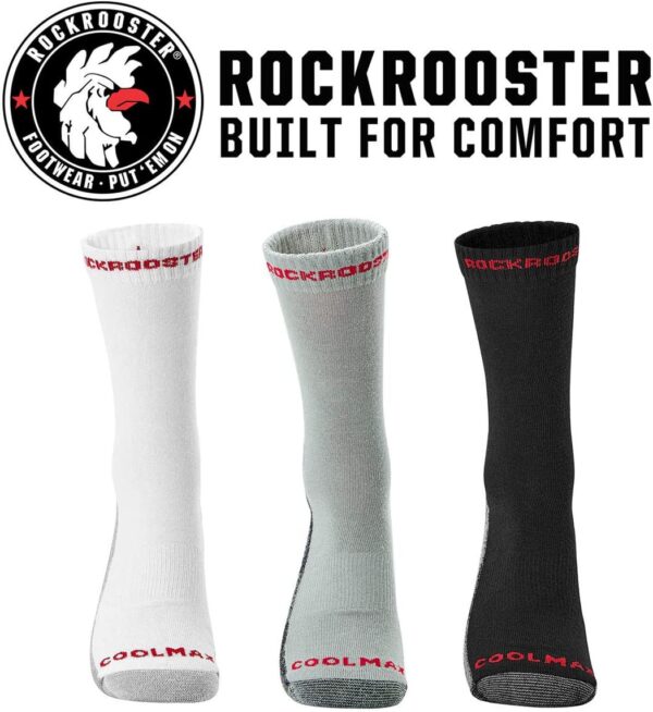 pack Calcetines Rockrooster reforzados Trekking actividades outdoor x3 - Imagen 4
