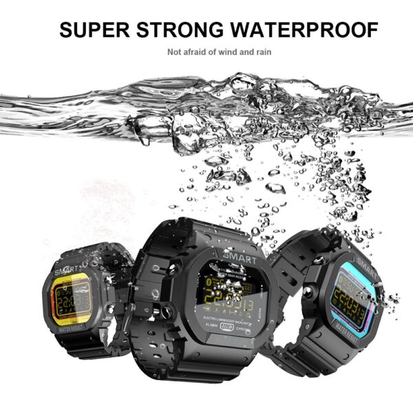 SMARTWATCH-reloj inteligente con Bluetooth, podómetro deportivo, cámara remota, resistente al agua - Imagen 2