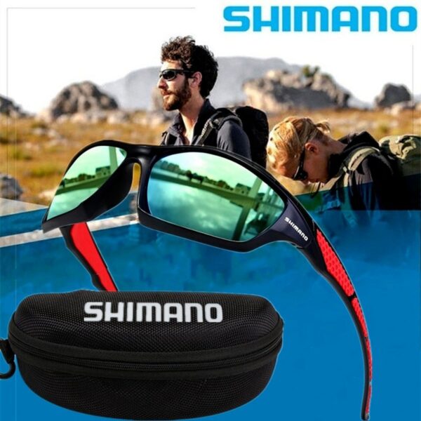 Shimano-Gafas hombre y mujer, lentes de sol para ciclismo Outdoor, pesca, conducción, viajes - Imagen 4