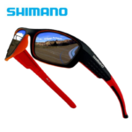 Shimano-gafas de sol polarizadas, lentes de sol, deportes al aire libre, con estuche para gafas