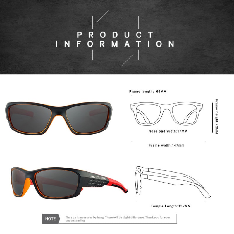 Shimano-gafas de sol polarizadas para hombre y mujer, lentes de sol de moda para deportes al aire libre, se pueden equipar con estuche para gafas