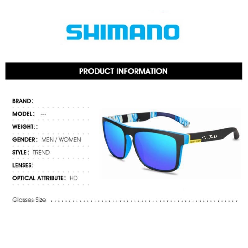 Shimano-gafas polarizadas para hombre y mujer, lentes clásicas para deportes al aire libre, senderismo, ciclismo, pesca, Uv400, 6 colores, Nuevas