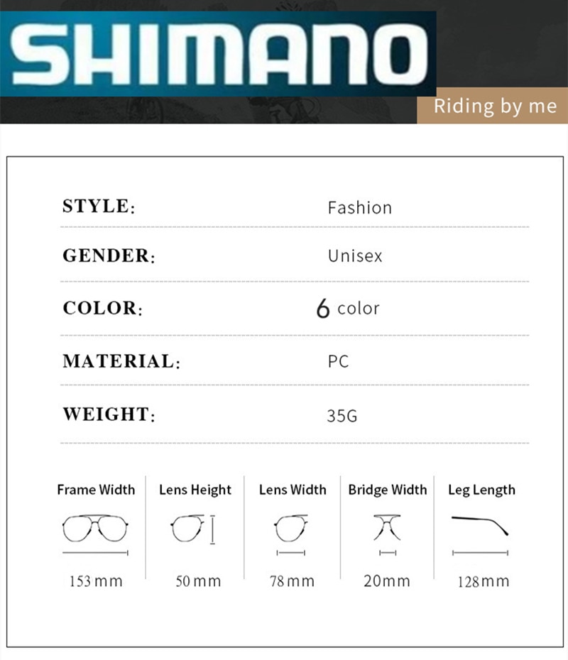 SHIMANO-Gafas de protección UV para hombre y mujer, lentes de sol coloridas para deportes al aire libre, bicicleta de montaña