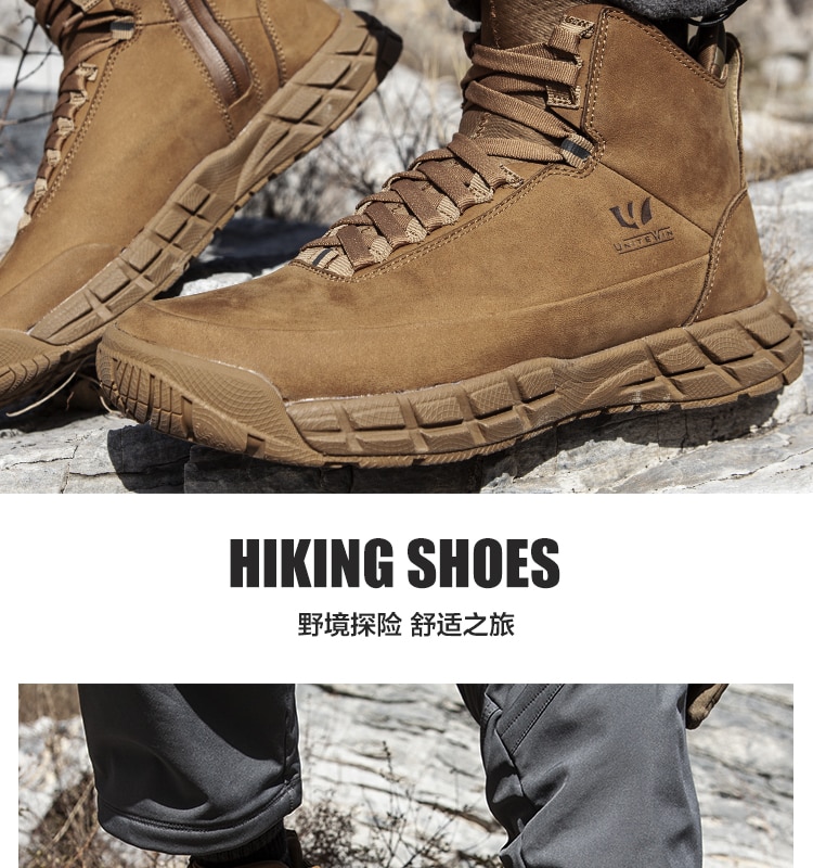 PAVEHAWK-Botas tácticas militares para hombre y mujer, zapatos de combate de cuero genuino, impermeables, trabajo, montaña, Sonw, invierno, Verano