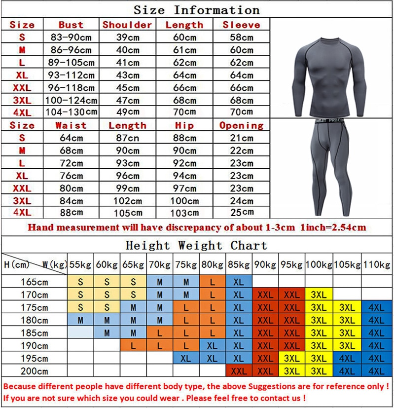 Conjunto de ropa interior térmica para correr para hombre, ropa interior de compresión de segunda piel para gimnasio, traje de chándal de secado rápido, MMA rashgard, xxxxl