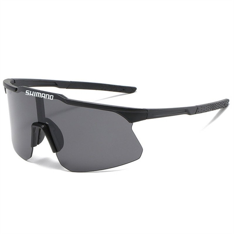 SHIMANO-gafas de sol con montura grande para hombre y mujer, lentes antiultravioleta para conducción de bicicleta, 7 colores, UV400