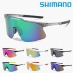 SHIMANO-gafas de sol con antiultravioleta, conducción de bicicleta intercambio 7 colores, UV400