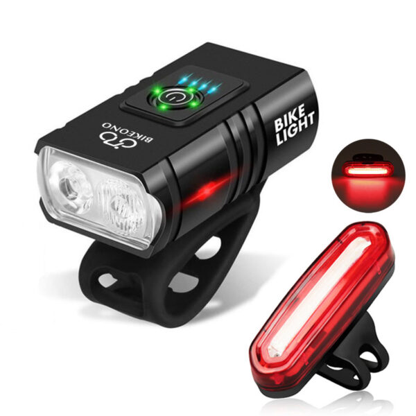 Foco Led delantero LED T6 para biciclet recargable por USB, 1000LM