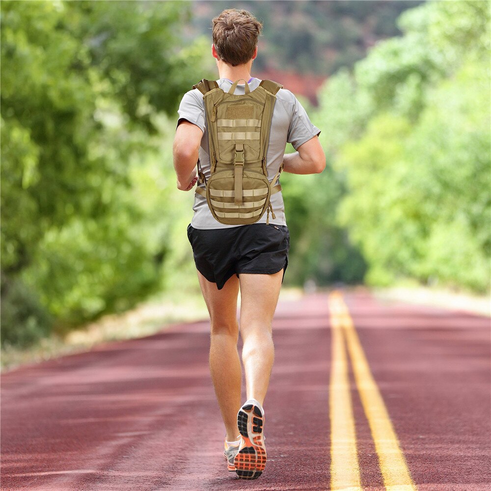 Mochila militar de hidratación para exteriores, bolsa de agua para senderismo, caza, escalada, ciclismo