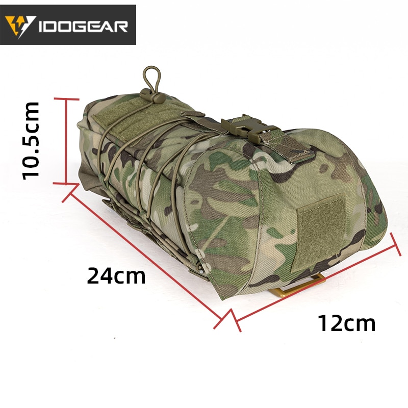 IDOGEAR-bolsa táctica GP, bolsa de utilidad General, MOLLE, artículos diversos, bolsa de reciclaje, Airsoft Gear 3574