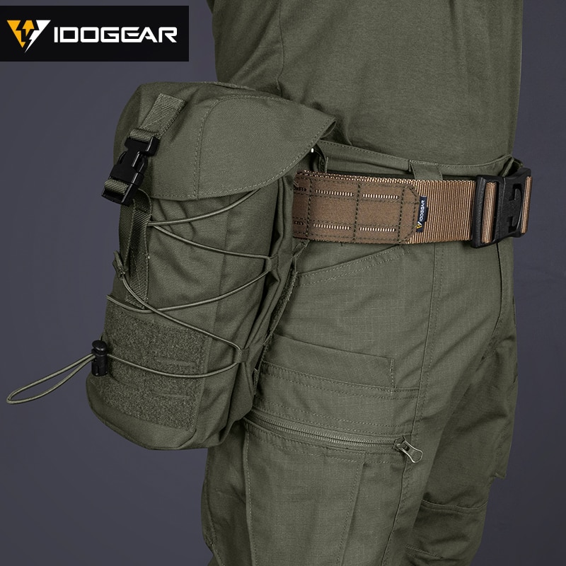 IDOGEAR-bolsa táctica GP, bolsa de utilidad General, MOLLE, artículos diversos, bolsa de reciclaje, Airsoft Gear 3574