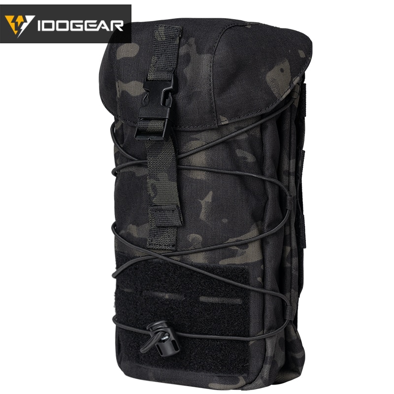 IDOGEAR-bolsa táctica GP, bolsa de utilidad General, MOLLE, artículos diversos, bolsa de reciclaje, Airsoft Gear 3574