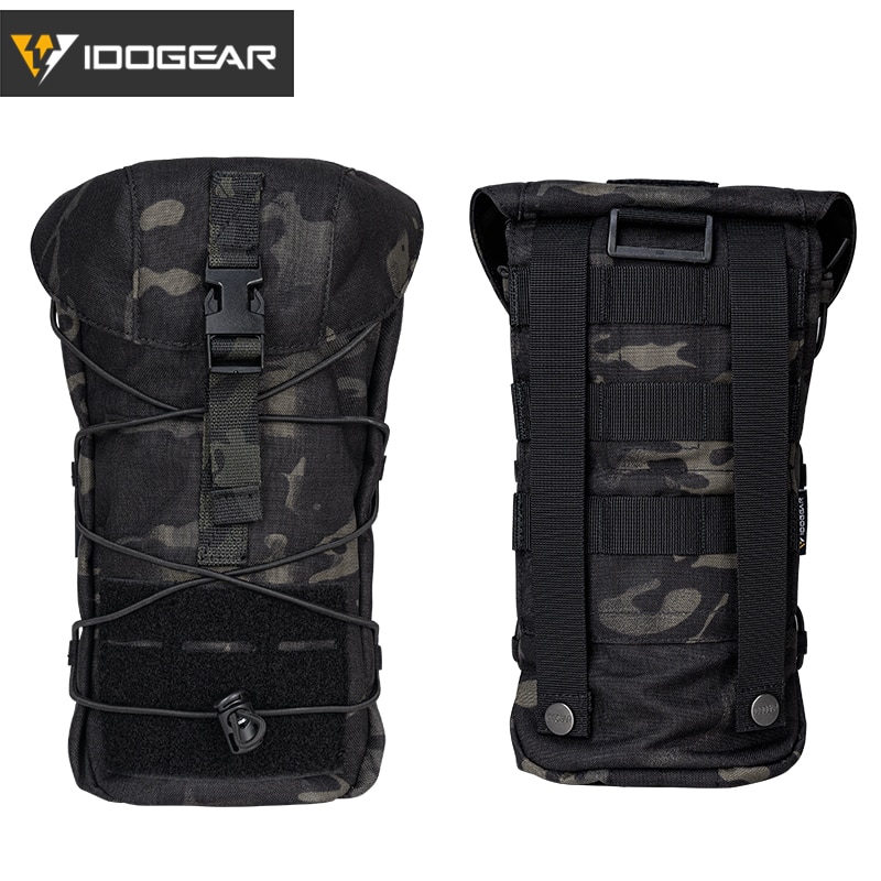 IDOGEAR-bolsa táctica GP, bolsa de utilidad General, MOLLE, artículos diversos, bolsa de reciclaje, Airsoft Gear 3574