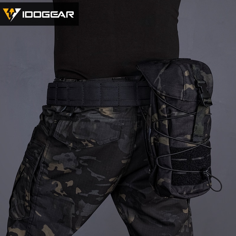 IDOGEAR-bolsa táctica GP, bolsa de utilidad General, MOLLE, artículos diversos, bolsa de reciclaje, Airsoft Gear 3574