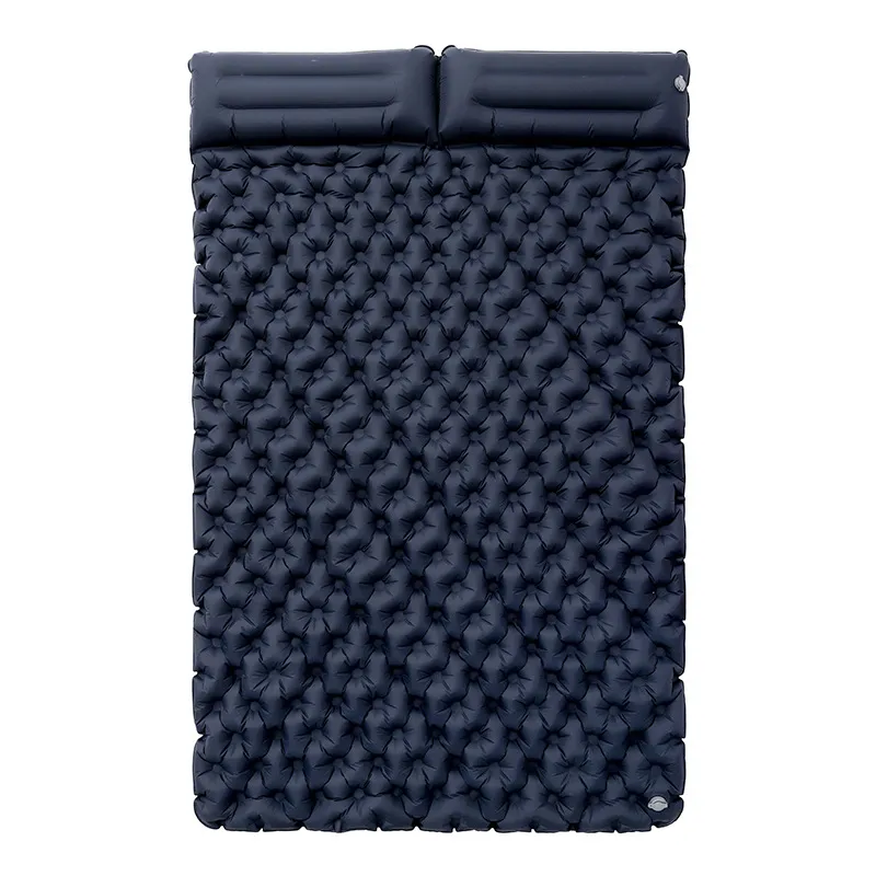 Oulylan-colchón de aire para 2 personas, colchoneta inflable para acampar al aire libre, 200x120x7cm