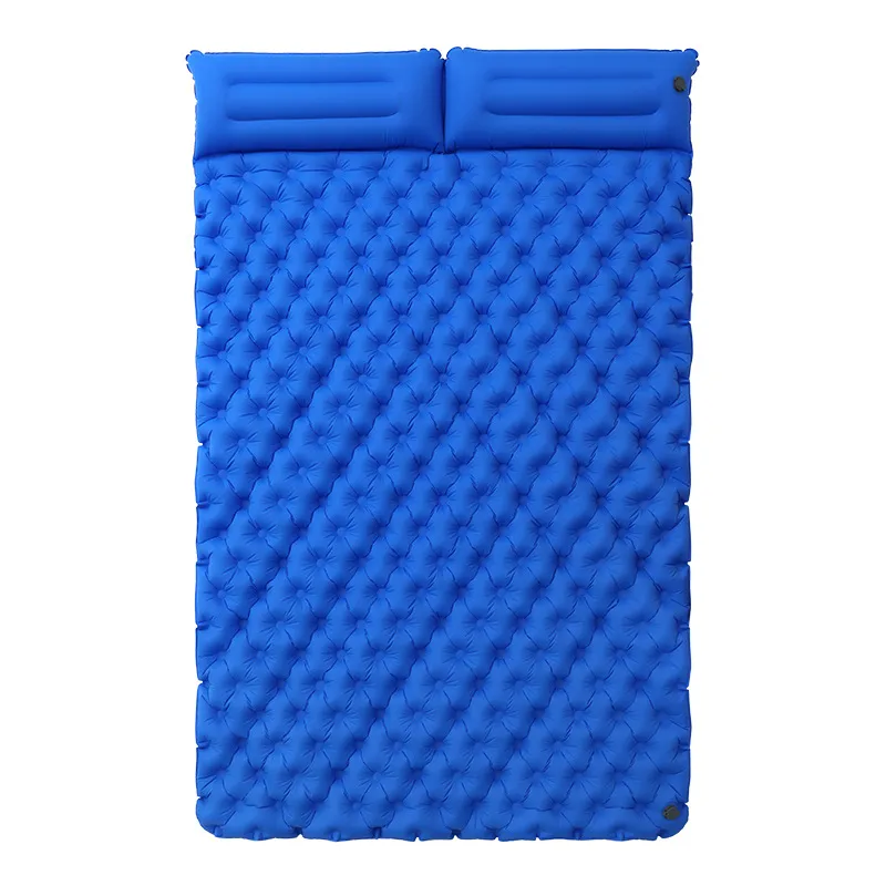 With pillow blue
