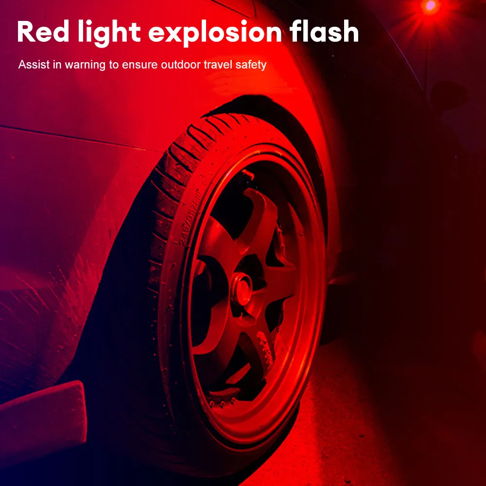 Faro portátil LED COB Con Antorcha de Luz Roja USB Recargable Linterna Ajustable Batería Incorporada Faros A Prueba de agua