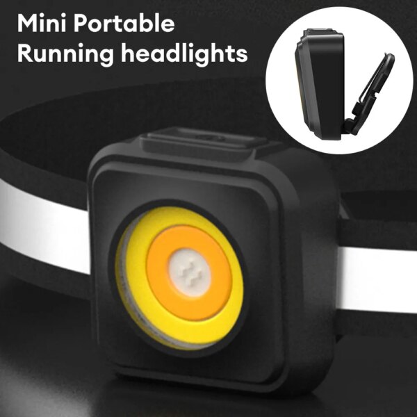 Linternas LEd Recargable  portátil LED COB Con Luz Roja USB waterproof