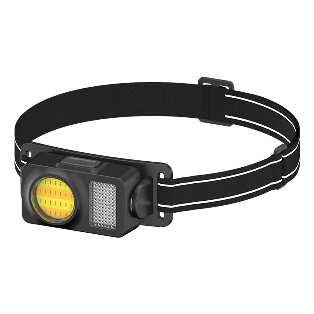 Faro portátil LED COB Con Antorcha de Luz Roja USB Recargable Linterna Ajustable Batería Incorporada Faros A Prueba de agua