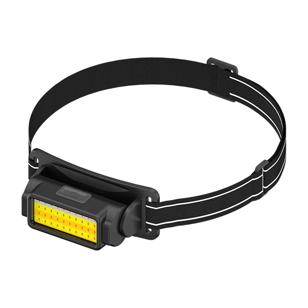 Faro portátil LED COB Con Antorcha de Luz Roja USB Recargable Linterna Ajustable Batería Incorporada Faros A Prueba de agua
