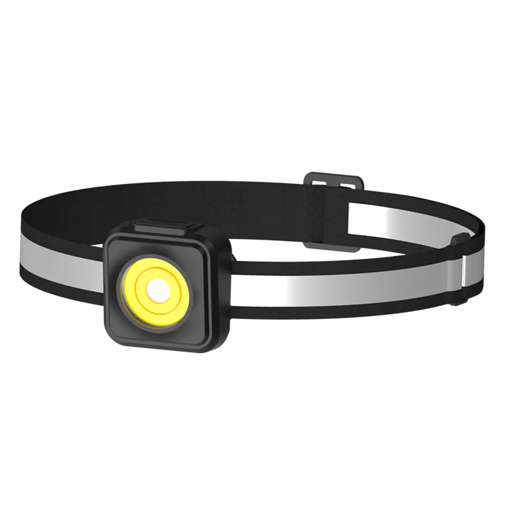 Faro portátil LED COB Con Antorcha de Luz Roja USB Recargable Linterna Ajustable Batería Incorporada Faros A Prueba de agua