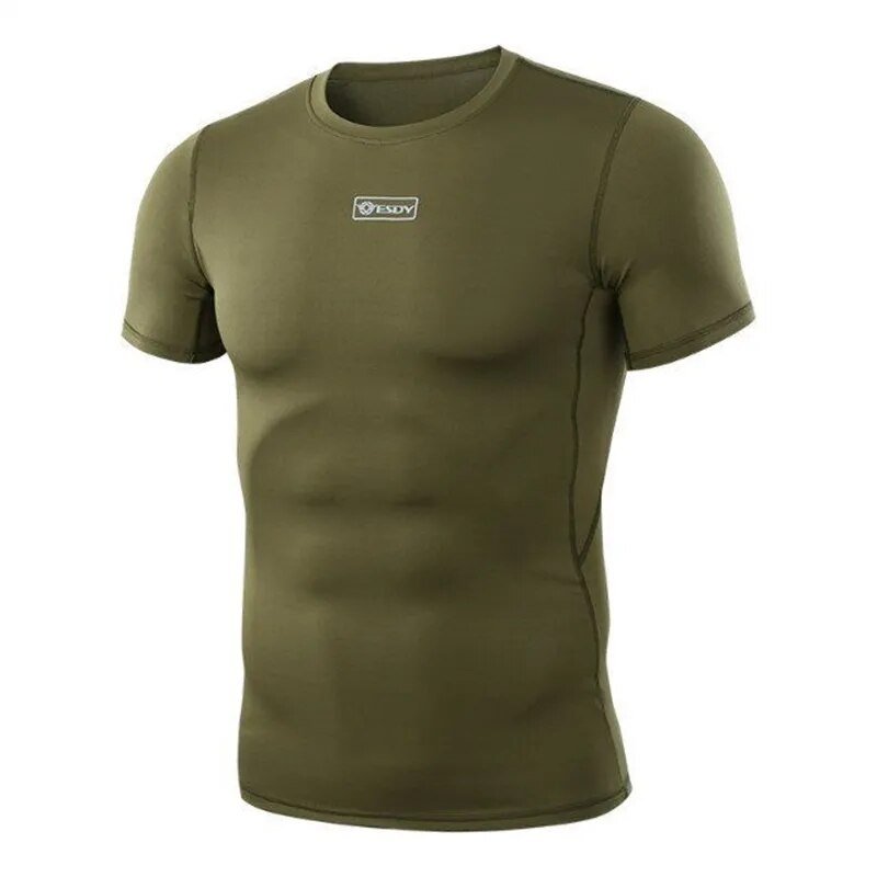 Polera transpirable, camisetas militares de secado rápido para deportes, senderismo Deportes