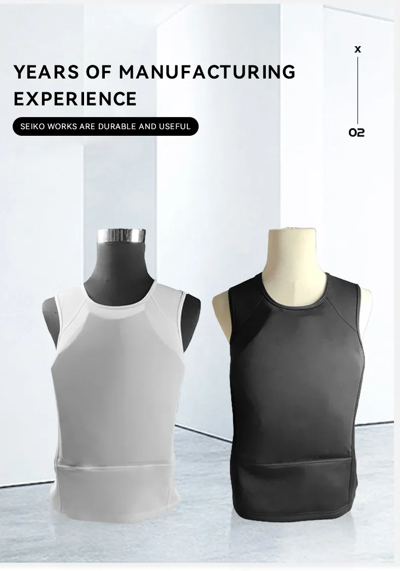 Chaleco a prueba de balas IIIA nivel ultraligero, ropa táctica de placa oculta, chaleco balístico táctico para exteriores, 6XL Chaleco a prueba de balas IIIA nivel ultraligero, ropa táctica de placa oculta, chaleco balístico táctico para exteriores, 6XL