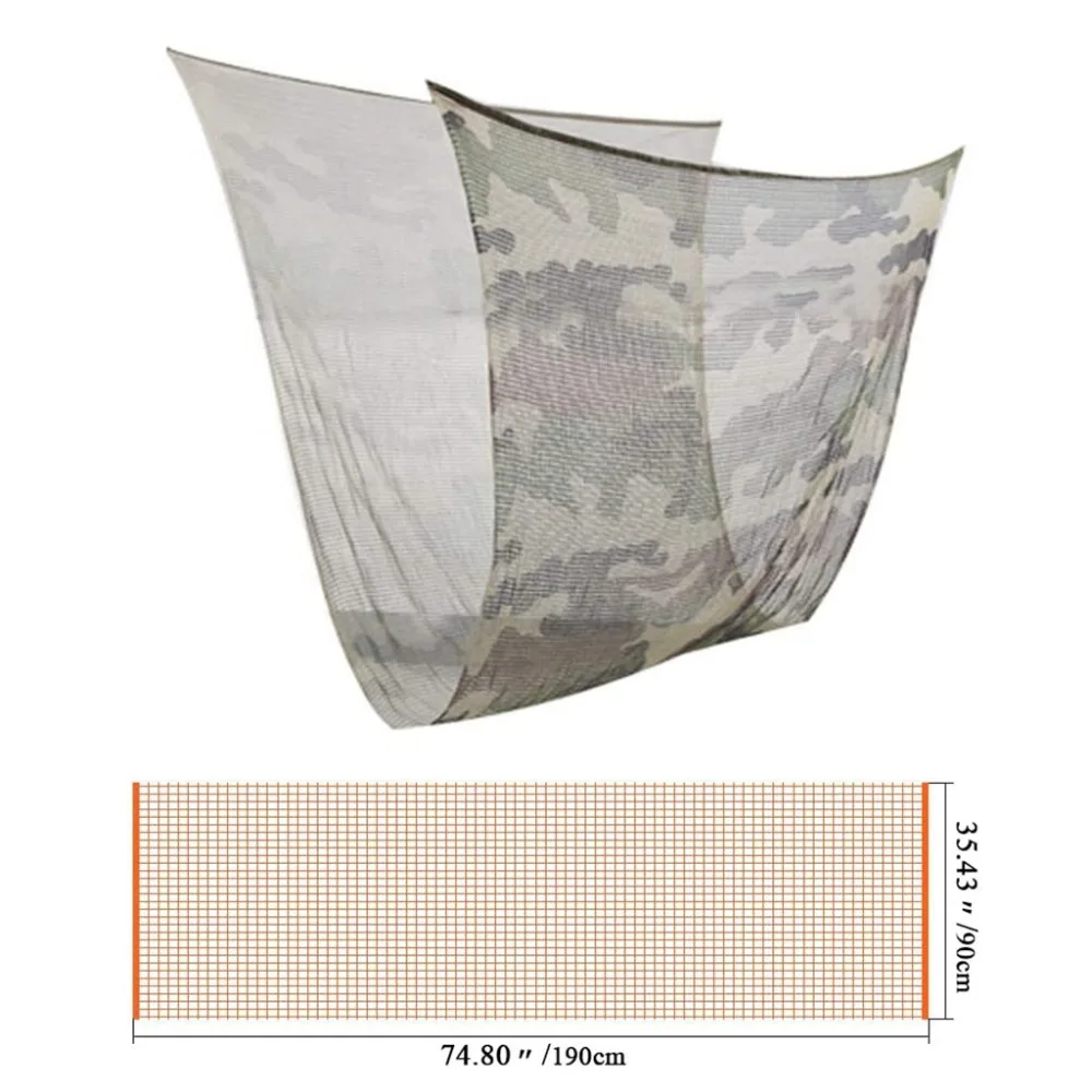 Tactical Scarf Camouflage Mesh Neck Scarf Net Keffiyeh Sniper Face Scarf Veil Shemagh Head Wrap Outdoor Face Scarf Bandana