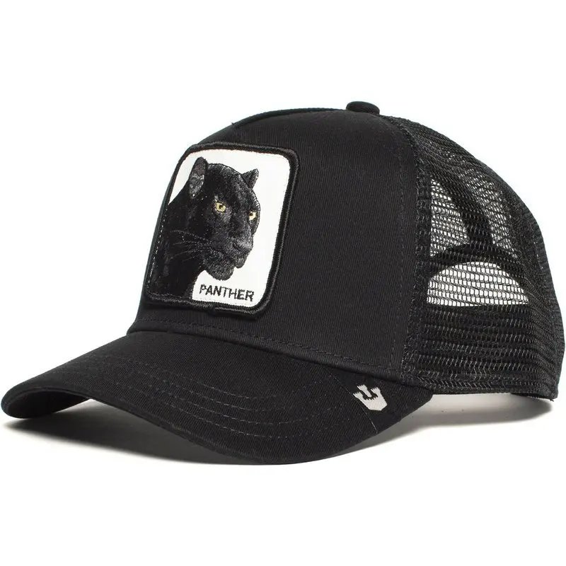 Sombreros de béisbol con animales bordados para hombre y mujer, gorras de béisbol estilo Snapback Hip Hop con bordado tipo animal en malla transpirable, unisex