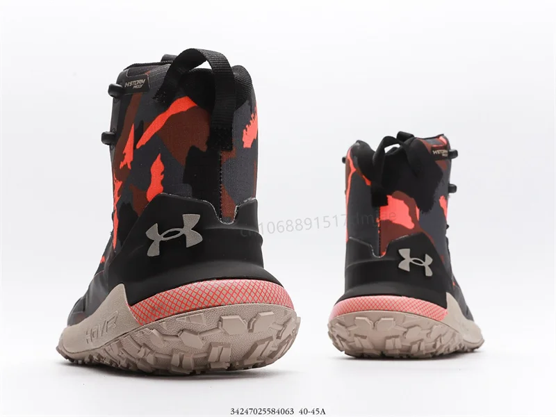 UNDER ARMOUR-zapatos de entrenamiento para hombre, botas tácticas impermeables con cabeza de toro, UA Project, Rock Johnson HOVR Dawn, Invierno