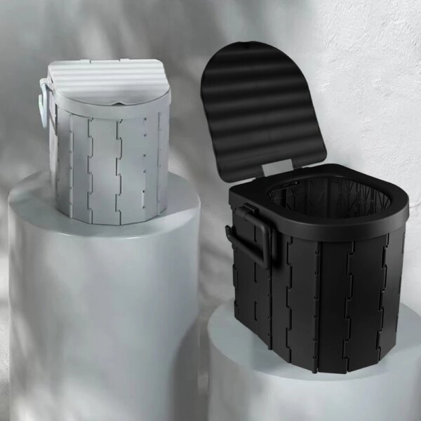 Baño Quimico Portatil Baño Camping Wc Baño Plegable +20bolsa - Imagen 6