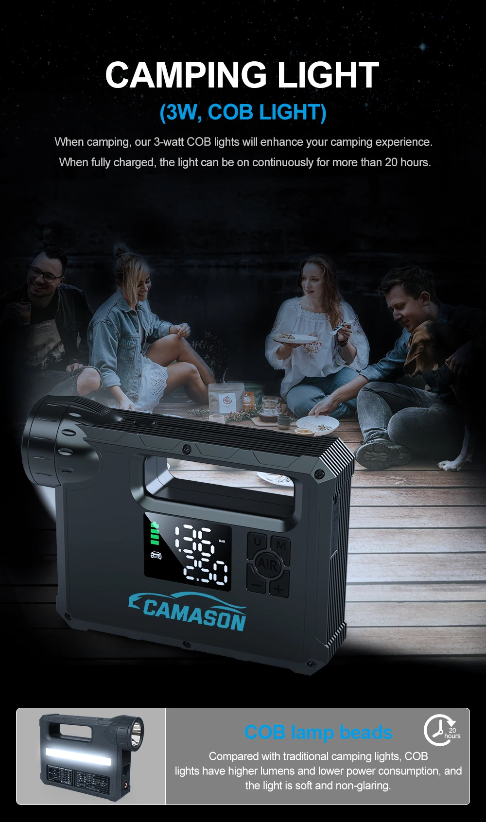 5 in 1 Car Jump Starter with air Compressor Portable Flashlight Starting Device Power Bank Battery Automotive Booster start 5 in 1 Car Jump Starter with air Compressor Portable Flashlight Starting Device Power Bank Battery Automotive Booster start