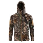 Chaqueta táctica de polar para hombre, gruesa, cálida y transpirable, abrigo térmico a prueba de viento
