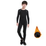 Primera capa respirable Conjunto de ropa interior térmica para niños y niñas