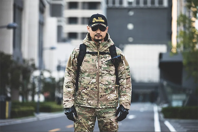 M65 Winter Tactical Parka Outdoor Warm Camouflage Hunting Jacket Coat Multicam Hoodie Outwear Dropship Casual Multi Pockets