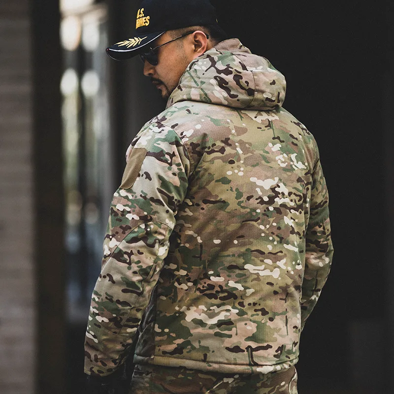 M65 Winter Tactical Parka Outdoor Warm Camouflage Hunting Jacket Coat Multicam Hoodie Outwear Dropship Casual Multi Pockets